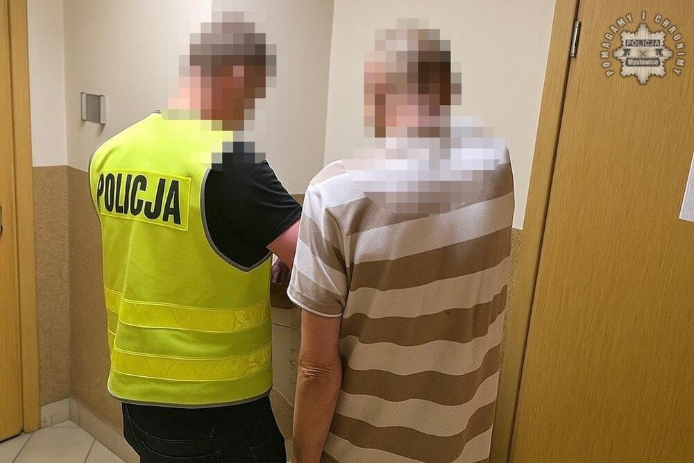 50-latek zatrzymany z narkotykami / fot. KMP Mysłowice