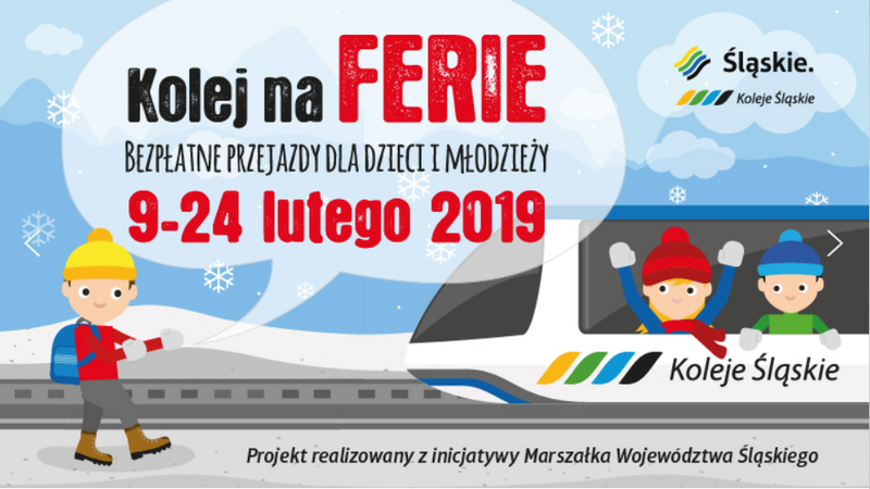 Darmowe przejazdy Kolejami Śląskimi dla dzieci i młodzieży!