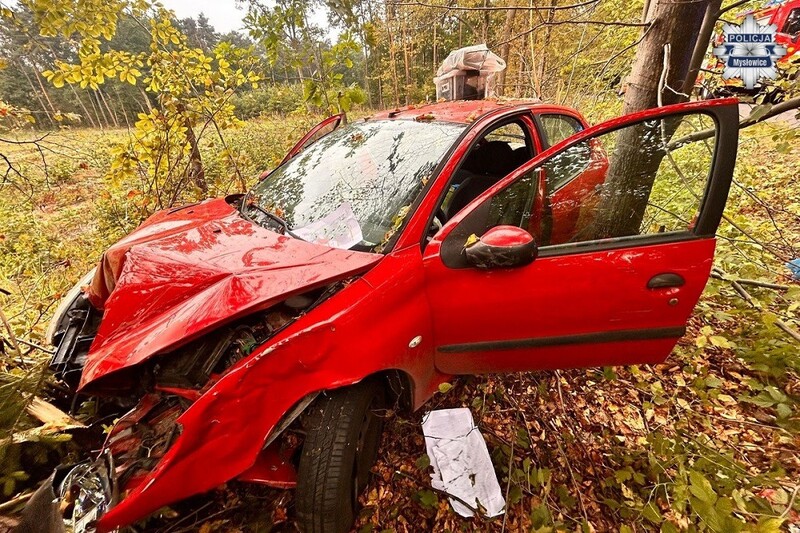 Kolizja na ulicy Długiej w Mysłowicach – kierowca peugeota ukarany mandatem
