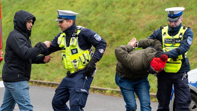 Mysłowiccy policjanci przygotowani na karambol