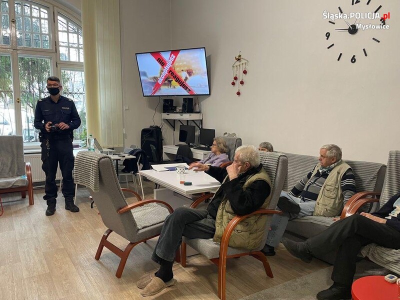 Mysłowiccy policjanci z wizytą u seniorów