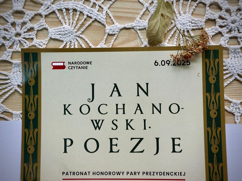 Narodowe Czytanie w Mysłowicach - odczytano utwory Jana Kochanowskiego