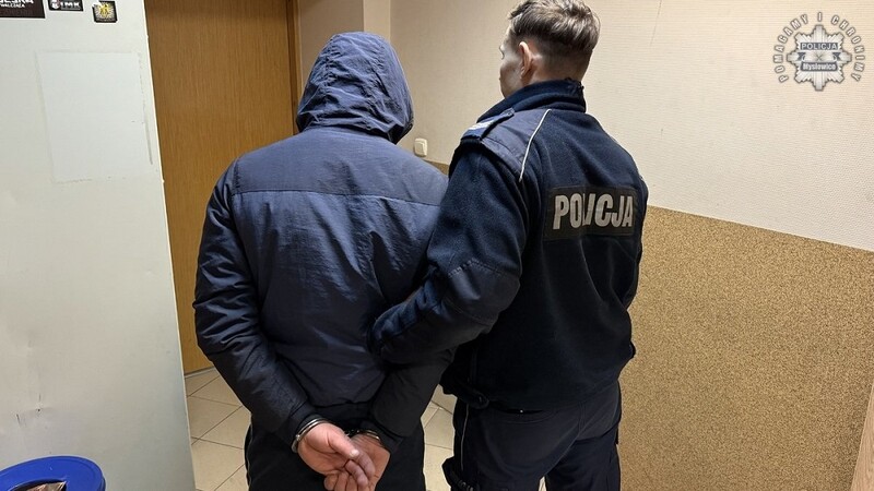 Policjanci zatrzymali sprawcę kradzieży rozbójniczej w Mysłowicach