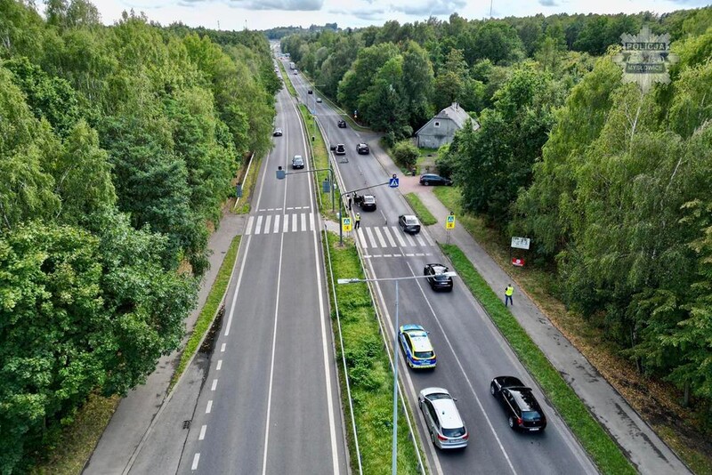 Potrącony rowerzysta na ulicy Obrzeżnej Zachodniej