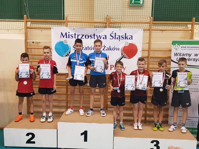 Sukcesy mysłowickich tenisistów stołowych
