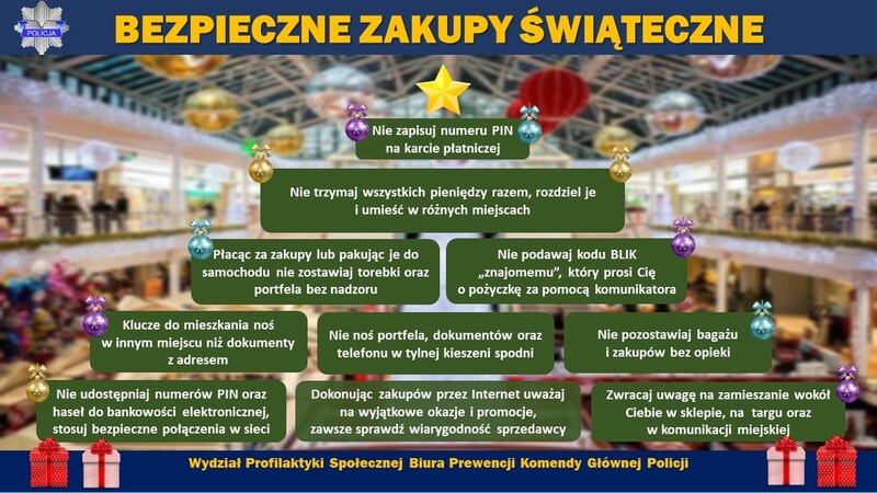 Świąteczna gorączka zakupów: jak uniknąć kradzieży i oszustw?