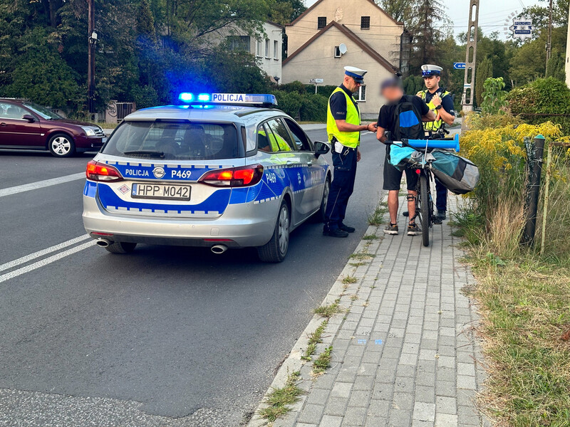Sześciu nietrzeźwych rowerzystów zatrzymanych podczas weekendowej akcji w Mysłowicach